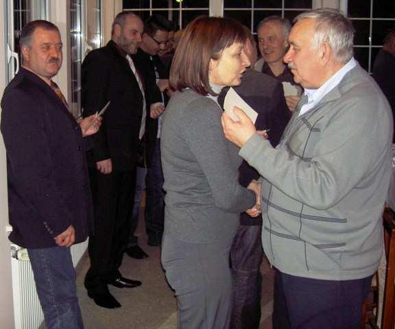 Po roboczej części posiedzenia członkowie KP oraz zaproszeni goście spotkali się na tradycyjnym spotkaniu opłatkowym.