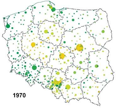mia sta, a zwłasz cza ich cen trów, kon cen - tru ją cych naj wa żniej sze funk cje.