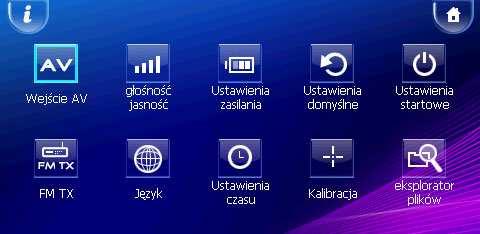 3.9 Ustawienia 2. Stuknij przycisk I w lewym górnym rogu ekranu. 3.