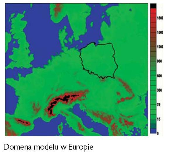 Numeryczny model prognozowania pogody COSMO- LM_14 (IMGW, zastosowany m.in. w Pogodynka.