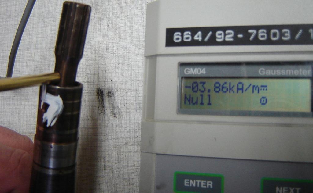 MPM - odkształcenia plastyczne Wygięty wał bez pęknięć z = -386 A/m
