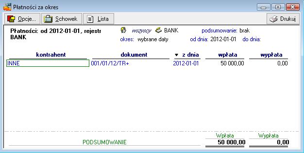 kontrolować stan pieniędzy na rachunku bankowym i w kasie w zależności od potrzebnej informacji.