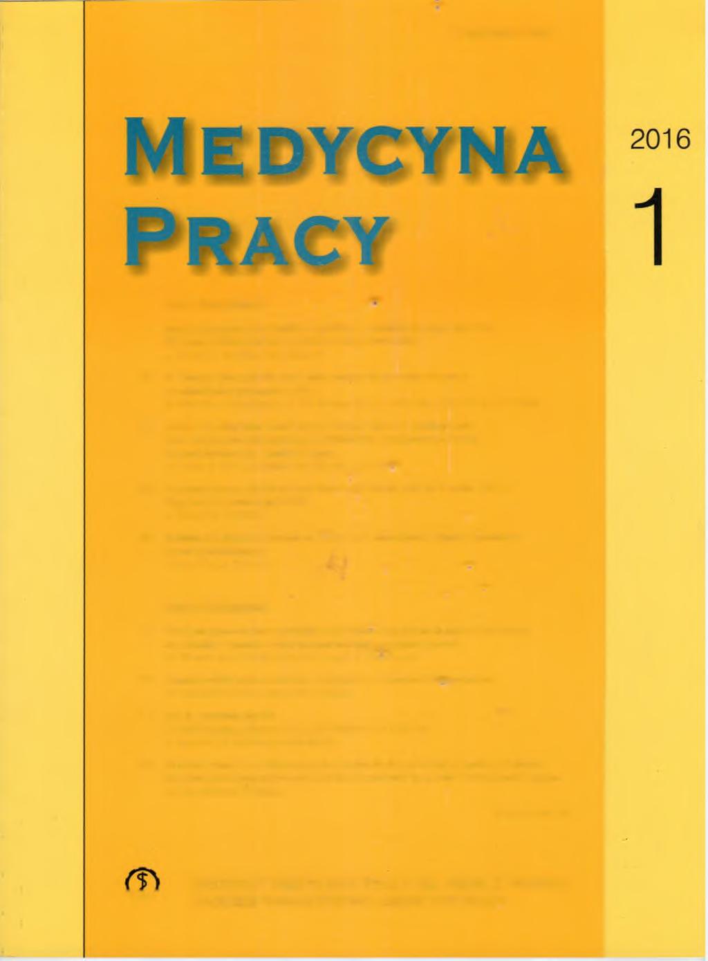 PL ISSN 0465-5893 PRACE ORYGINALNE 1 Analiza występowania i skutków wypadków w środowisku pracy strażaków Państwowej Straży Pożarnej w Polsce w latach 2008-2013 A. Pawlak, /. Gotlib, R.