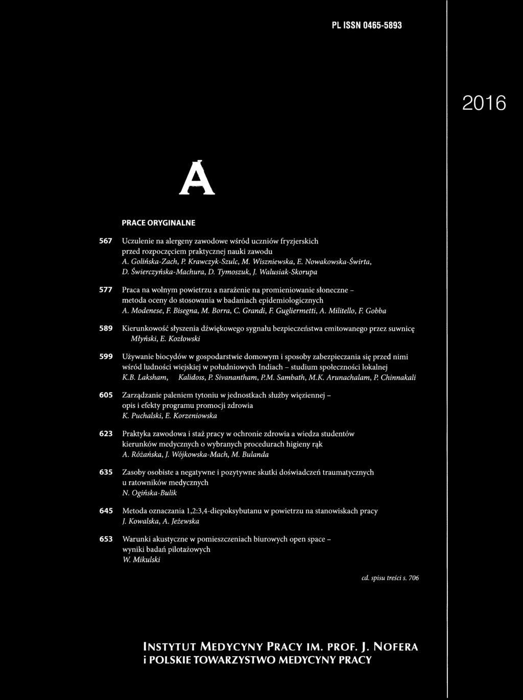 Kozłowski 599 Używanie biocydów w gospodarstwie domowym i sposoby zabezpieczania się przed nimi wśród ludności wiejskiej w południowych Indiach - studium społeczności lokalnej KB.