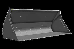 Ten wariant łyżki Heavy Duty Volume dostępny jest w trzech rozmiarach o szerokości 2,1/2,4/2,6 m.