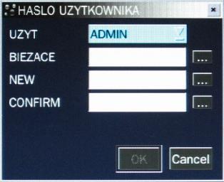 8 SIEĆ W menu ustawień SETUP wybierz zakładkę SIEC. Po wejściu do menu SIEC (obrazek poniżej) za pomocą myszy można poruszać się po menu i zmieniać wartości ustawień.