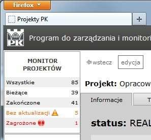 Projekty strukturalne Politechniki Krakowskiej Dodatkowo kartoteka posiada zakładkę Oświadczenie, która służy do potwierdzania aktualności danych zapisanych w systemie.