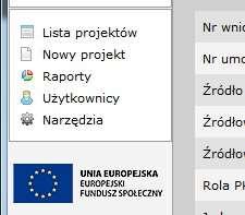 Czynność ta skutkuje wyznaczeniem nowego terminu aktualizacji i oznaczeniem danego projektu jako zaktualizowany. Monitor projektów Obszar w lewym górnym rogu okna nazwany jest monitorem projektów.