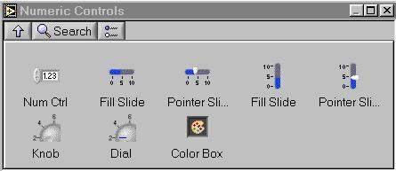 Dodawanie poszczególnych elementów możliwe jest po wybraniu z menu górnego opcji Window-Show Controls Palette.