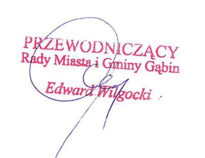 Data wpływu uwagi Załącznik Nr 4 Do Uchwały Nr 314/XLVII/2006 Rady Miasta I Gminy Gąbin, z dnia 25 października 2006 r.