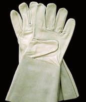 miękki mankiet ze skóry dwoinowej sięga do połowy prac, w budownictwie,. Mają zastosowanie w miejscach, Welding gloves.