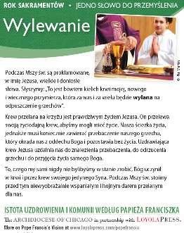 przywraca jedno ć wszystkich ludzi w jednym Ciele; jest jeden ze względu na swoj duszę, którym jest Duch więty, jednocz cy wszystkich wiernych w komunii z Chrystusem.