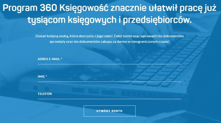 1. Założenie konta na stronie www.360ksiegowosc.pl 2. Logowanie do programu Zakładanie konta W celu założenia konta przejdź na stronę internetową www.360ksiegowosc.pl. Po kliknięciu w Załóż Konto Za Darmo otworzy się strona, gdzie należy podać swoje imię oraz adres e-mail.