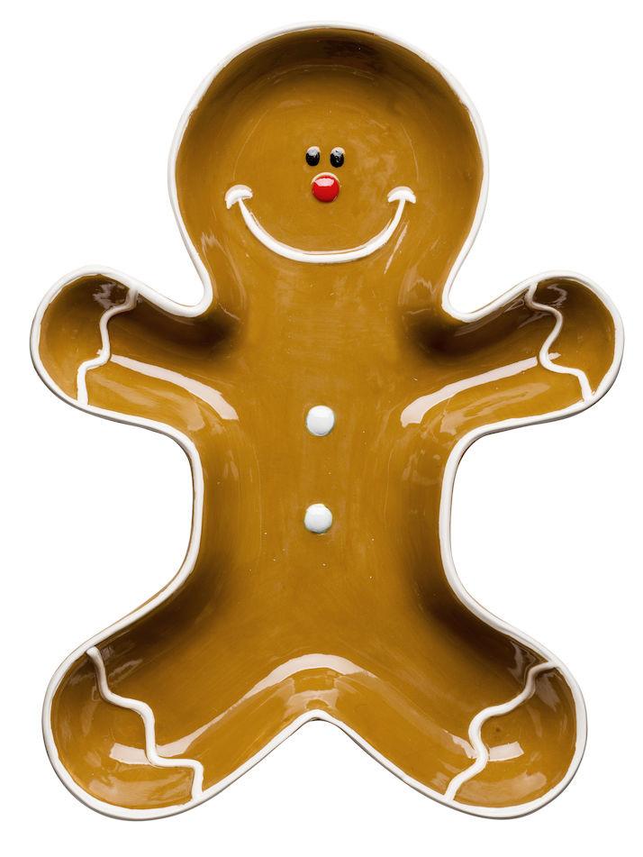 Ginger miska z kamionki Wykonana z kamionki miska w kształcie ciasteczkowego ludzika.
