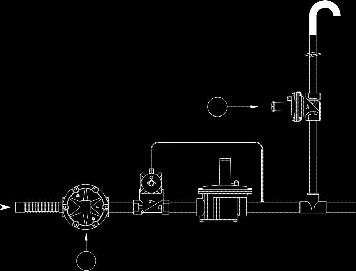 ZAWORY BEZPIECZEŃSTWA SERII MB / SLAM SHUT-OFF VALVES SERIE MB Wykres strat ciśnienia / Diagram of flow rates - Pressure drops 1/2 3/4 1 1.1/4 1.