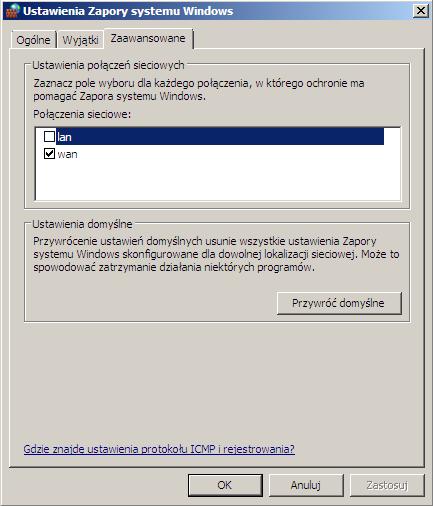 Windows Firewall, Routing i dostęp zdalny, ang. Routing and Remote Access, Agent zasad IPsec, ang.