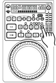 USTAWIENIA PITCH USTAWIENIA PITCH: Suwak PITCH SLIDER (5) moŝna włączyć wciśnięciem PITCH ON/OFF BUTTON (6).