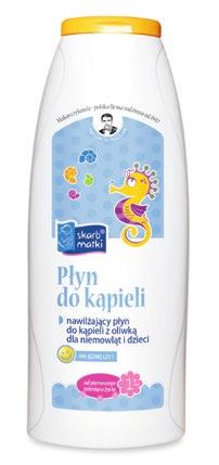 Skład: olej z krokosza, ekstrakt z liści brzozy, ekstrakt z kwiatu lipy. Oliwka z wyciągiem z rumianku 0 ml. Wskazanie: pielęgnacja suchej skóry noworodków, niemowląt, dzieci.