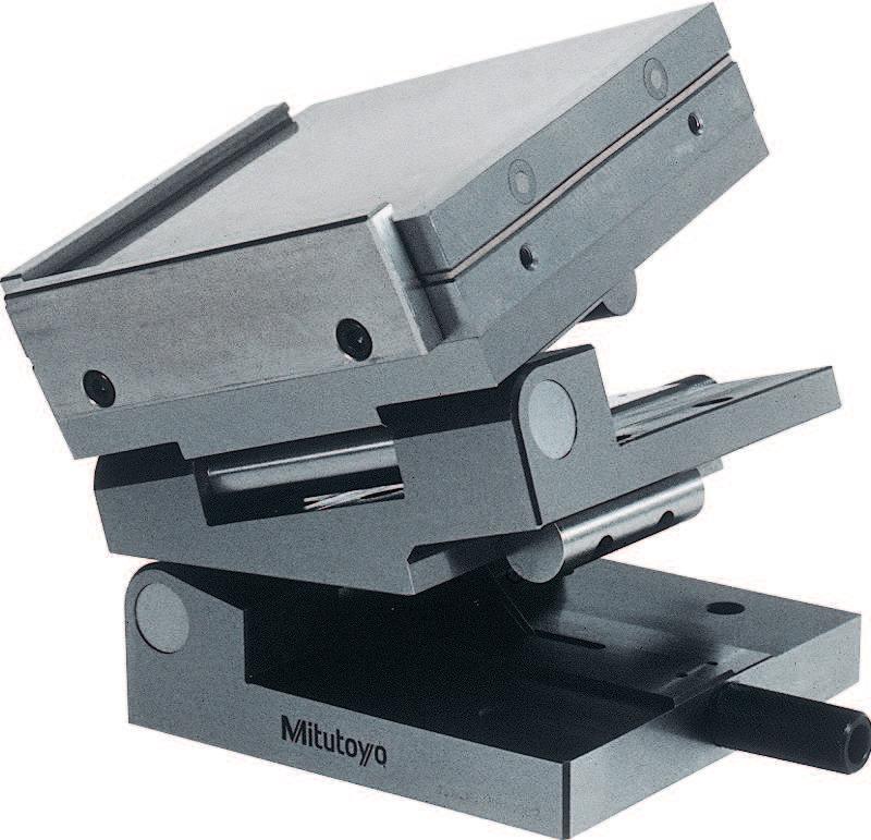 Równoległość 0,002 mm / 100 mm Prostopadłość 0,005 mm / 100 mm Dokładność ustawienia przy 45 ± 15" 930-628 930-629 Z regulacją położenia w dwóch osiach.