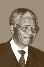 Nelson Rolihlahla Mandela 1988 Nelson Rolihlahla Mandela urodzony w 1918 r. w Umtata (Republika Południowej Afryki) laureat Nagrody Nobla z 1993 r. w pierwszych wolnych wyborach w 1994 r.