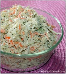 curry coleslaw Coleslaw to bardzo popularna w USA surówka z białej poszatkowanej kapusty, sama nazwa wywodzi się z języka flamandzkiego.