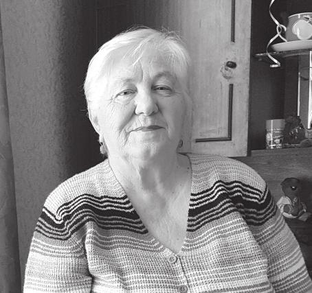 Pierwszą osobą odwiedzoną przez nas w Kalinowce była 75-letnia Anelija. W przededniu naszej wizyty Anelija, na skutek potknięcia, doznała urazu nogi. Była bardzo wdzięcz- ka w Dniepropietrowsku.