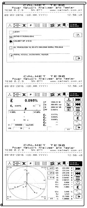 Tester TE30 nowa funkcja printscreen drukowania protokołu TE30 posiada nową, dodatkową możliwość