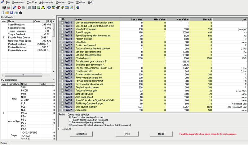 Oprogramowanie Oprogramowanie ESView ESView to: szybkie i wygodne narzędzie do programowania serwonapędów, odczyt i ustawianie parametrów serwonapędu, odczyt aktualnych stanów sygnałów we/wy, zapis