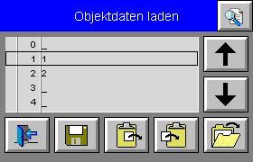 Kopiowanie i wpisywanie danych obiektu 1. Wybrać dane obiektu za pomocą strzałek Ładowanie danych obiektu 2. Dane obiektu są ładowane 3. Dane obiektu są kopiowane do schowka 4.