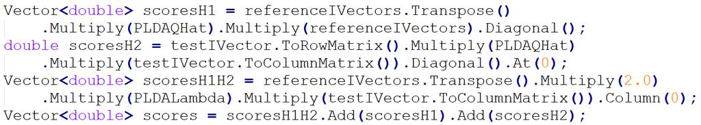 Implementacja mobilna C# i Math.NET Numerics Poza skryptami pakietu MATLAB, system rozpoznawania mowy zaimplementowano w postaci biblioteki DLL języka C#. Wykorzystano bibliotekę Math.