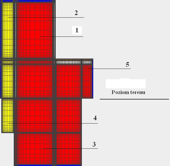 Zawilgocenie ścian budynku mieszkalnego po dociepleniu 511 1-ściana zewnętrzna 2-ocieplenie - stropian +tynk zewnętrzny (cieńkowarstwowy) 3-ściana piwnicy 4-ocieplenie ściany piwnicy (styropian)