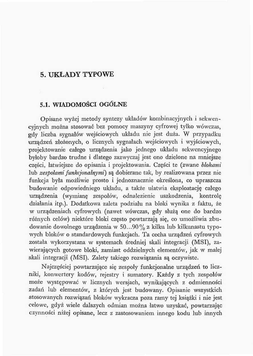 5. UKŁADY TYPOWE 5.