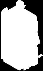 zasilający; 7-króciec powrotny; 8-czopuch; 9-wentylator; 10-regulator elektroniczny; 11-termometr analogowy; 12-dźwignia rusztu ruchomego; 13- króciec montażowy miarkownika ciągu (miarkownik ciągu