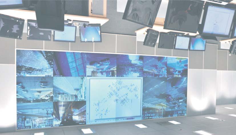 Sala operatorska Centrum Zarządzania Zintegrowanego Systemu TRISTAR W każdym z tych obszarów wykorzystywane działania wspierane są funduszami unijnymi.