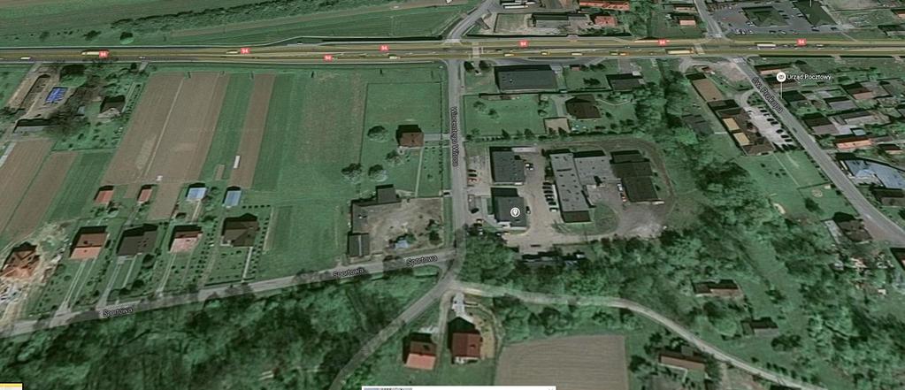 LOKALIZACJA I DOSTĘPNOŚĆ KOMUNIKACYJNA Wizualizacje zostały wykonane przy wykorzystaniu oprogramowania Google Earth "Image 2015 DigitalGlobe" Nieruchomość zlokalizowana jest w Jadownikach, przy ul.