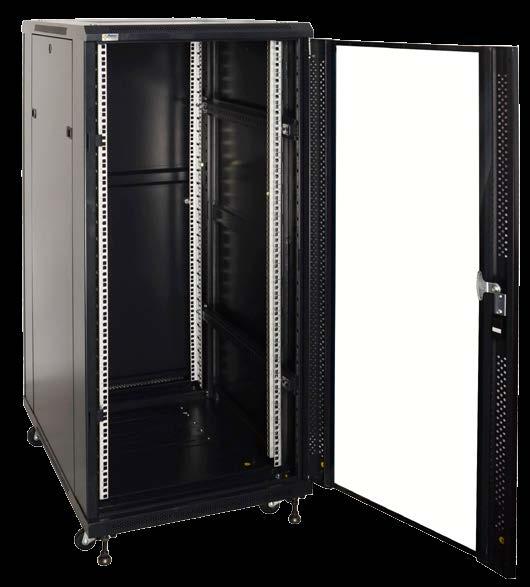 Szafy RACK 19 stojące, do złożenia Seria RS 600 600 600 800 600 1000 800 800 800 1000 RS2768G Standard