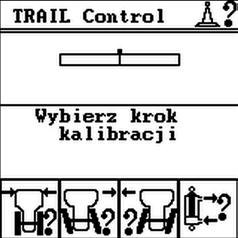 5 Konfigurowanie TRAIL-Control II Kalibrowanie kierowania 2.