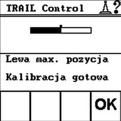 pozycja: Kalibracja w toku zgaśnie.