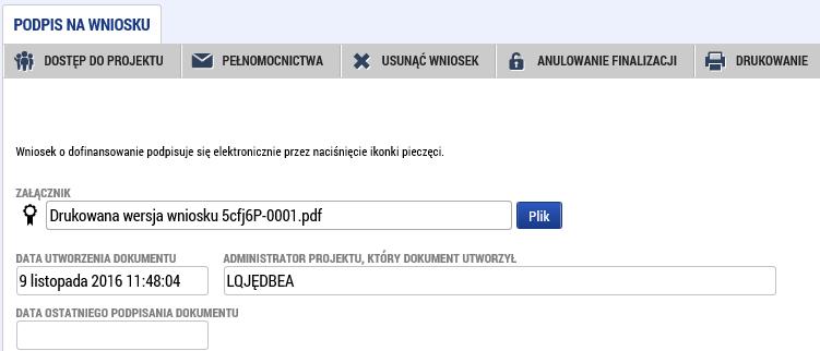 Aby wyświetlić okno podpisu, na komputerze musi być zainstalowana wtyczka do przeglądarki Microsoft Silverlight, trzeba również korzystać z przeglądarki