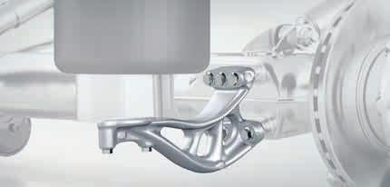 Wyposażenie dodatkowe Ekonomiczne, bezpieczne i ekologiczne Wyposażenie dodatkowe do osi DCA Family Aluminiowy wspornik miecha pneumatycznego Kuty aluminiowy wspornik miecha