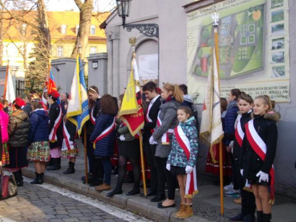 Dudy, które do przybyłych skierował przedstawiciel kancelarii prezydenta: Ufam, że obchody Roku Tadeusza Kościuszki przypomną osobę i zasługi patrona naszej wolności.