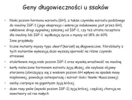 WYKŁAD: 4 Sirtuiny - eliksir młodości nowej generacji?