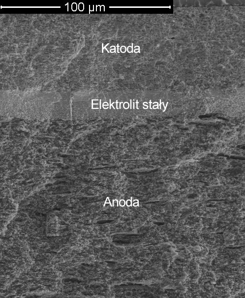 Zakład Mikroelektroniki 5 Prawidłowe połączenie po procesie laminacji poszczególnych warstw ogniw testowych kontrolowano przy użyciu mikroskopu optycznego KH 7700 firmy Hirox.