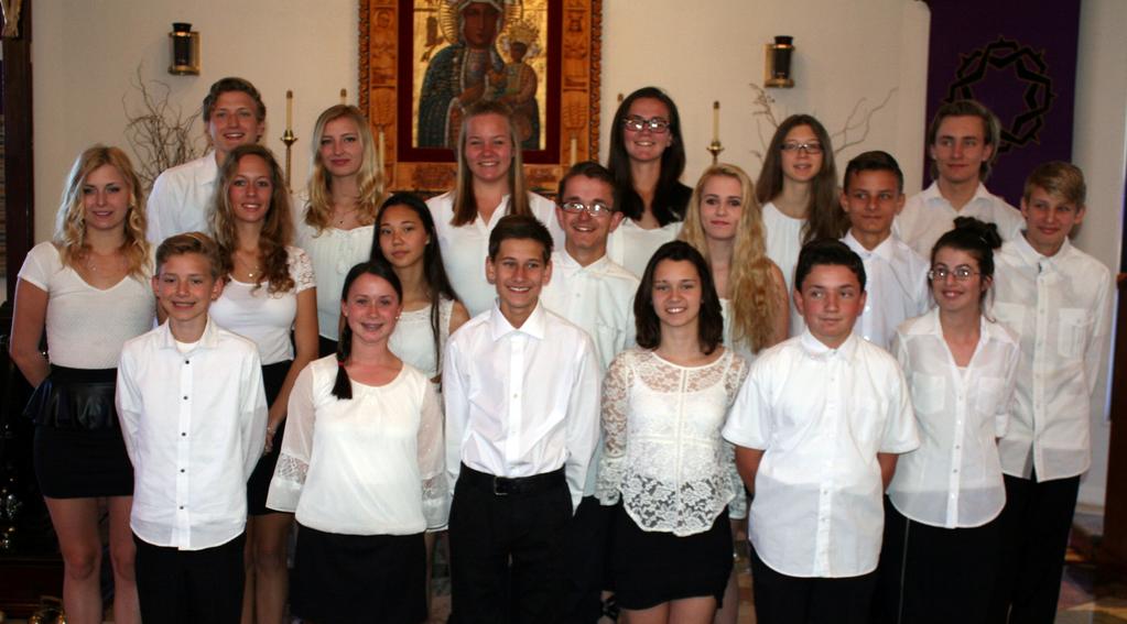 The Youth of Pope John Paul II Polish Center receiving