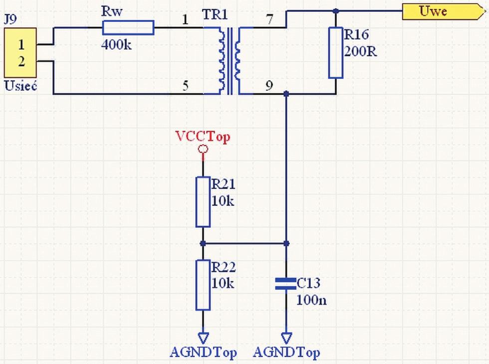 Rys. 5. Charakterystyki filtru RC drugiego rzędu Rys. 3. Układ kondycjonujący i separacji galwanicznej Dolnoprzepustowy filtr SC ósmego rzędu w układzie MAX291, o charakterystyce Butterwortha.