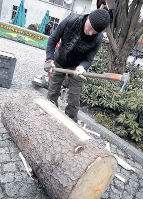 Podczas wspólnego biegu, który by³ jednym z punktów Wielkiej Majówki, nadleœniczy Lubomir Leszczyñski wraz z Katarzyn¹ Harbul-Ba³¹, jako pomys³odawcy œcie ek przeciêli wstêgê otwieraj¹c¹ now¹ leœn¹