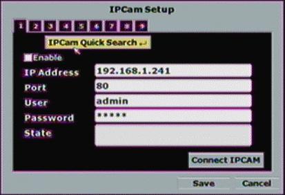NVR wyszuka kamery IP, których adresy IP znajdują się w tym samym segmencie sieci co adres NVRa.