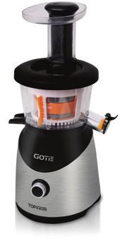 14 GSJ-440M WYCISKARKA WOLNOOBROTOWA BPA free elementy pozbawione bisfenolu A prędkość obrotowa 40 RPM funkcja czyszczenia silnik DC o mocy 400W dwa kierunki pracy