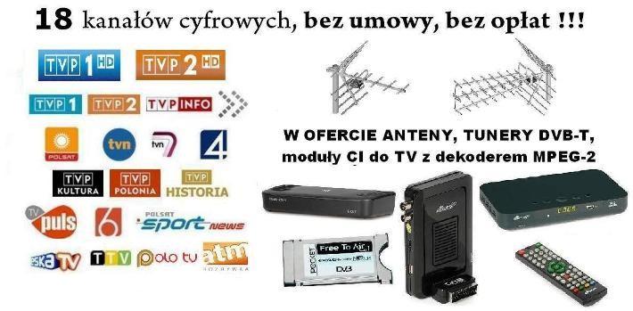 przeznaczone do DVB-T Instalacja,