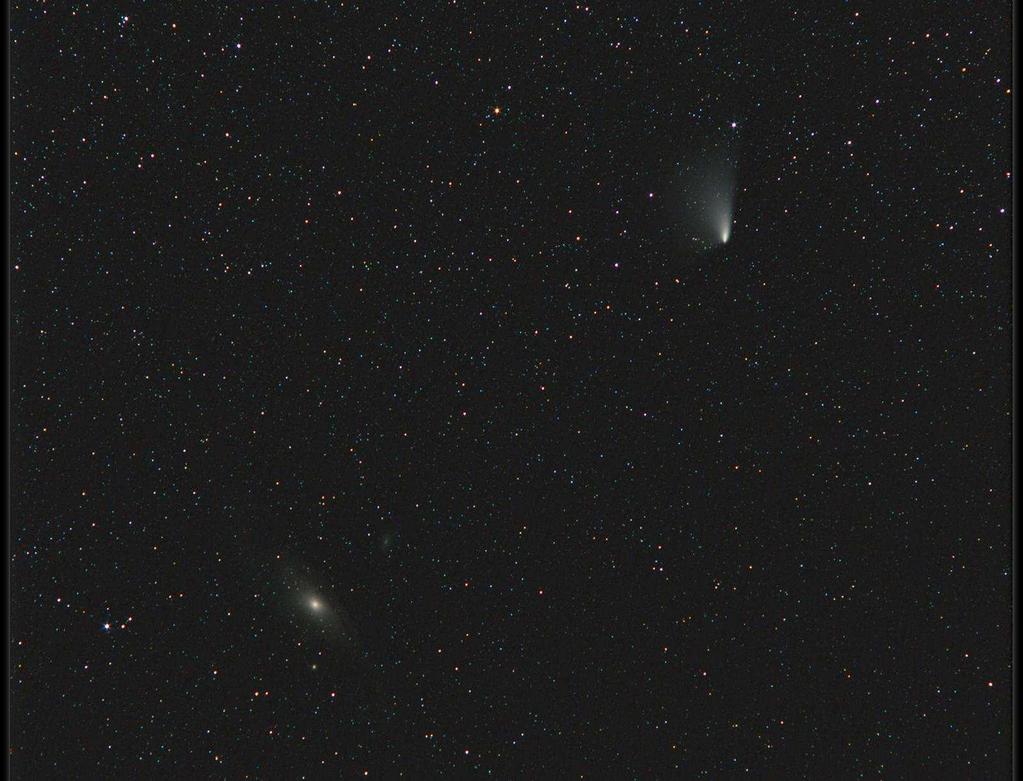 GALERIA Kometa C/2011 L4 PanSTARRS w marcu br. Była widoczna gołym okiem.